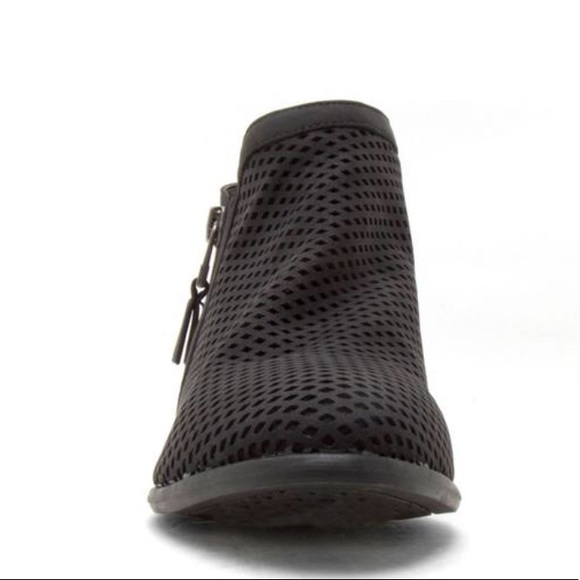 Last 3! Qupid Black Weekend-10 Ankle low heel Boot - Picture 3 of 6